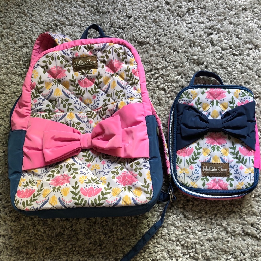 Matilda Jane backpack and lunch box
